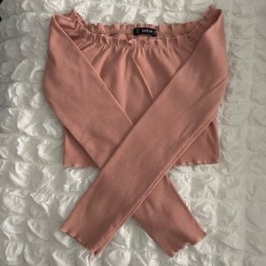 Off the shoulder top!